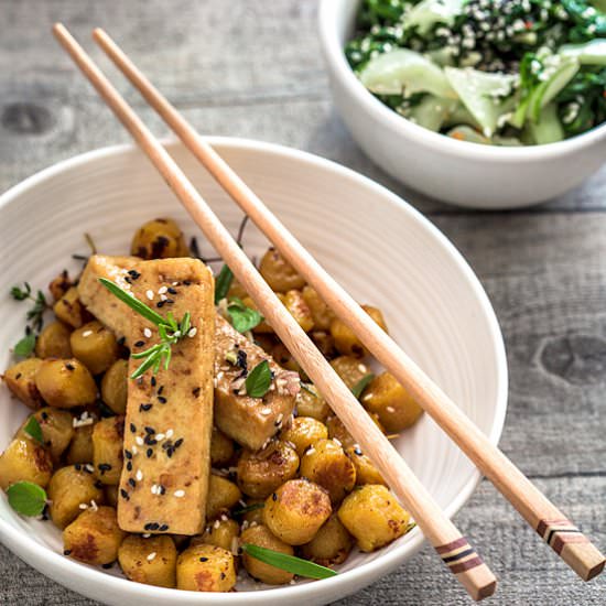 Vegan Tofu Gnocchi Bowl