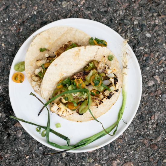Cauliflower Fajitas