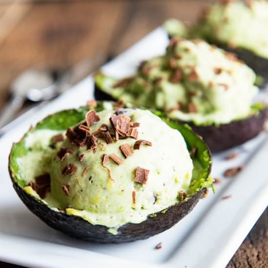 AVOCADO ICE CREAM