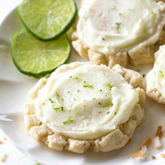 Coconut Lime Swig Cookies