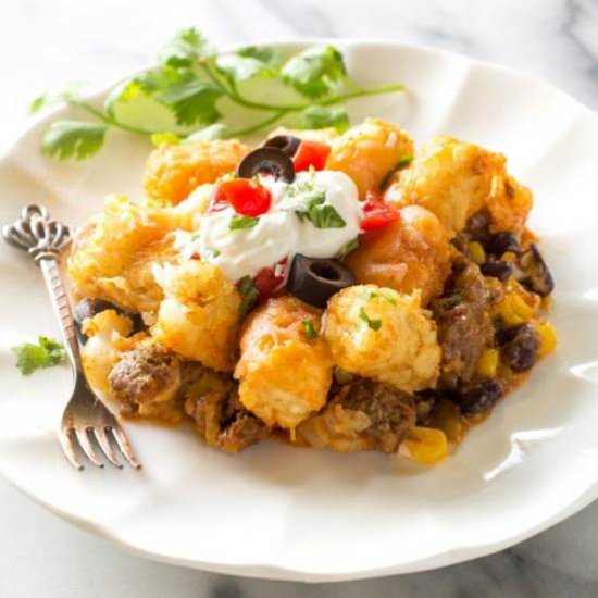 Tater Taco Casserole