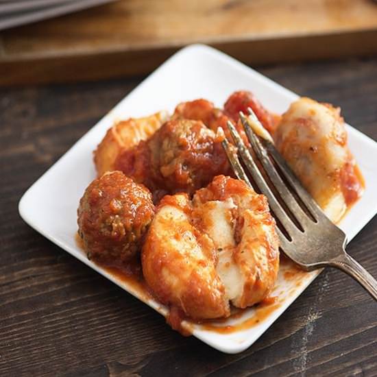 Meatball Sub Casserole