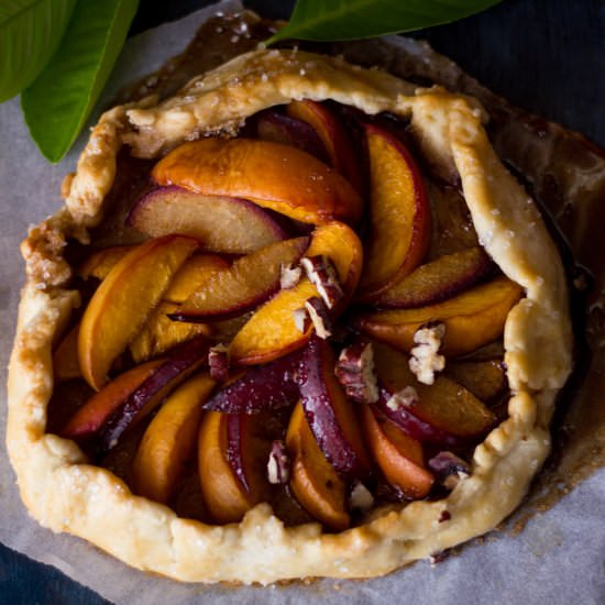 Boozy Peach – Plum Galette