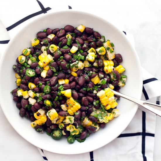 Spicy Black Bean Salad