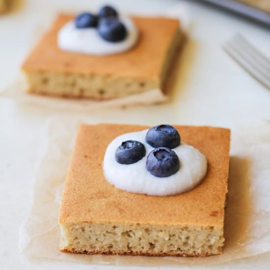 Paleo Vanilla Sheet Cake