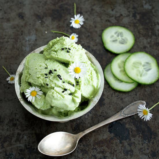 Vegan Wasabi & Cucumber Ice Cream