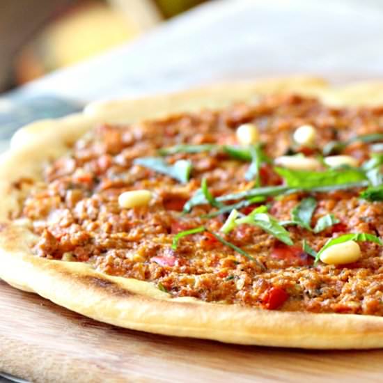 Turkish Pizza Lahmacun