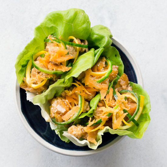 Vegan Slow Cooker No-Honey Tofu