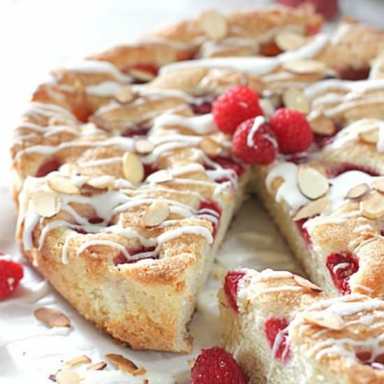Fresh Raspberry Cake