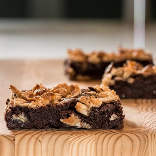 Chocolate Coconut Passion Brownies