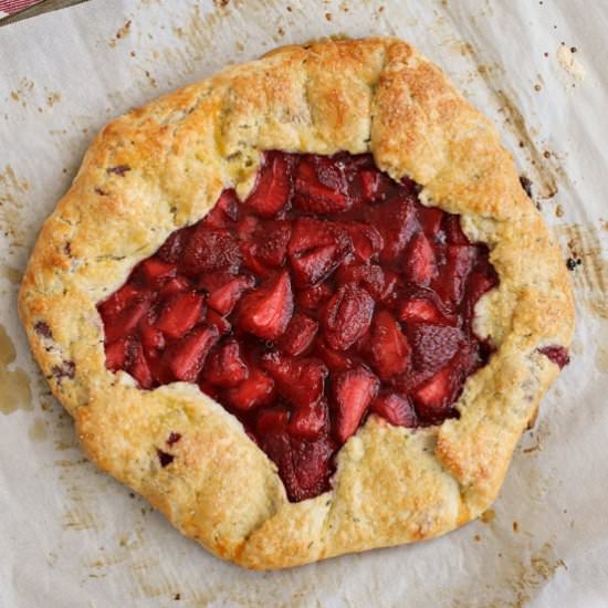 Strawberry Galette with Thyme