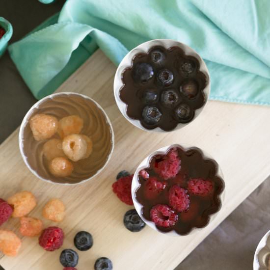 Wine & Summer Fruit Jello