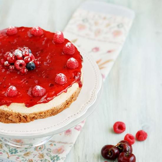 Ricotta Cheesecake with Berries