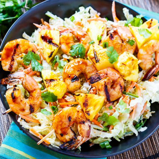 Grilled Teriyaki Shrimp Skewers