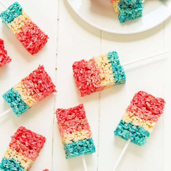 Patriotic Crispy Treats