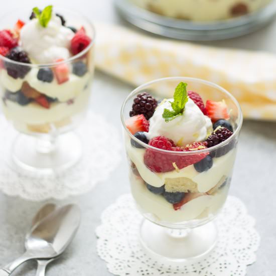 Lemon Berry Trifle