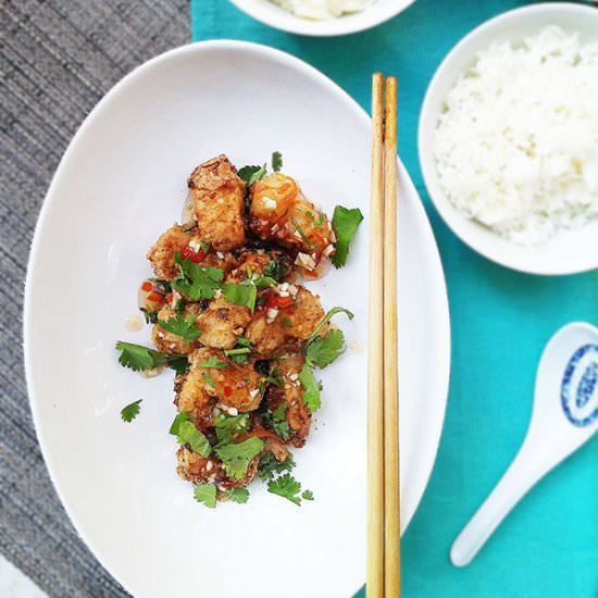 Thai chicken karaage