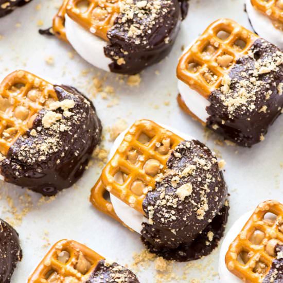 Pretzel S’mores Bites