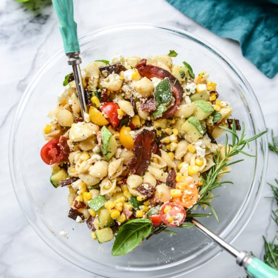 crispy bacon pasta salad