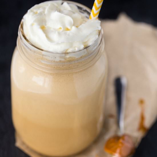 Dulce de Leche Coffee Milkshake