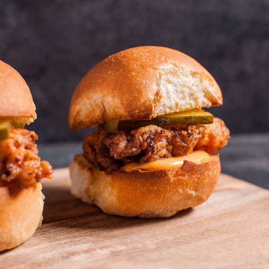 Fried Chicken Sliders