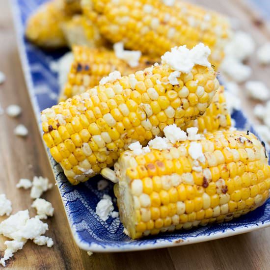 Chili and Lime Grilled Corn