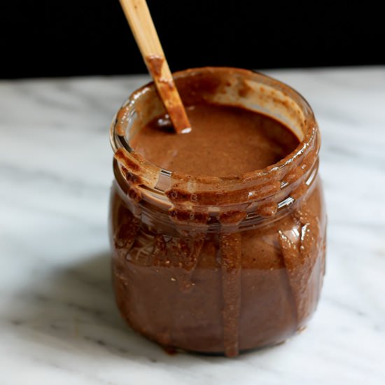 Salted Dark Chocolate Pecan Butter