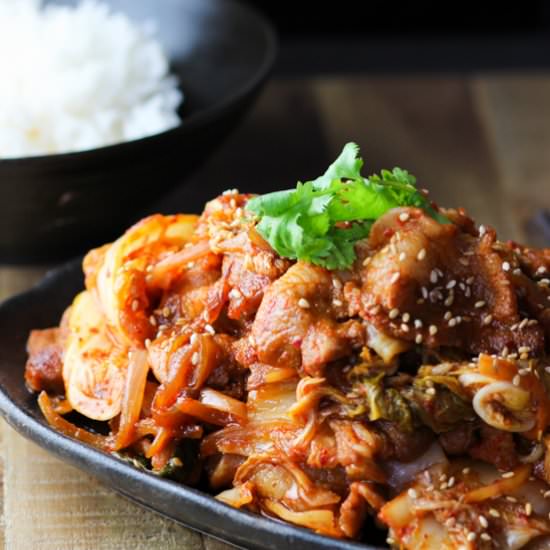 Pork Belly and Kimchi