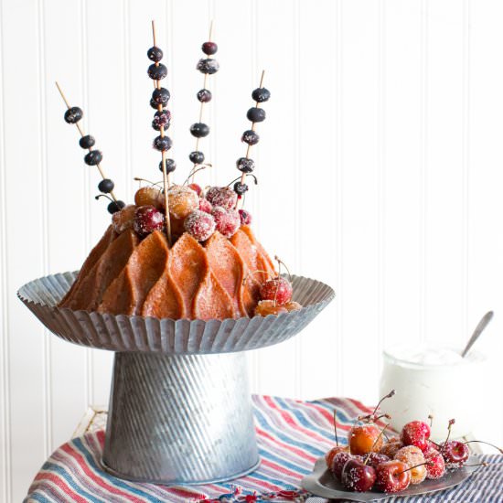 Brown Butter Bourbon Bundt Cake