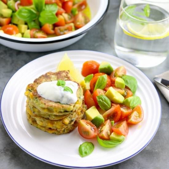 Courgette & Sweetcorn Fritters