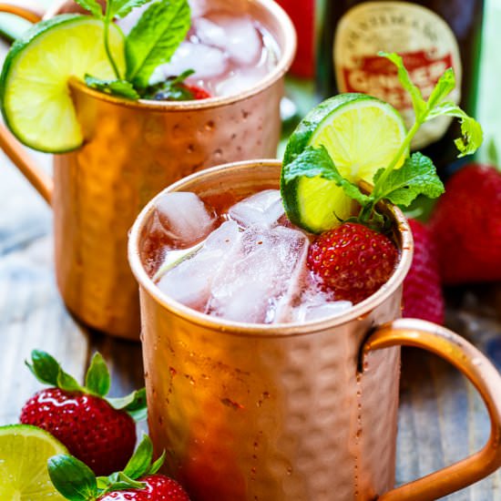 Strawberry Moscow Mule