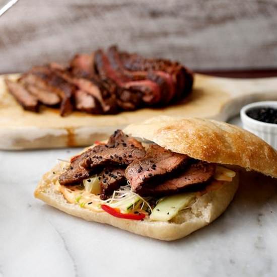 Korean Steak Sandwiches