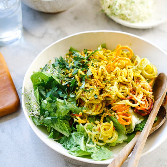 Carrot Salad with Turmeric Dukkah