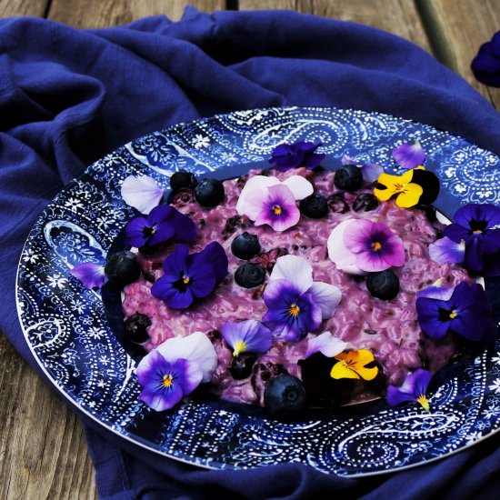 Berry Lavender Risotto