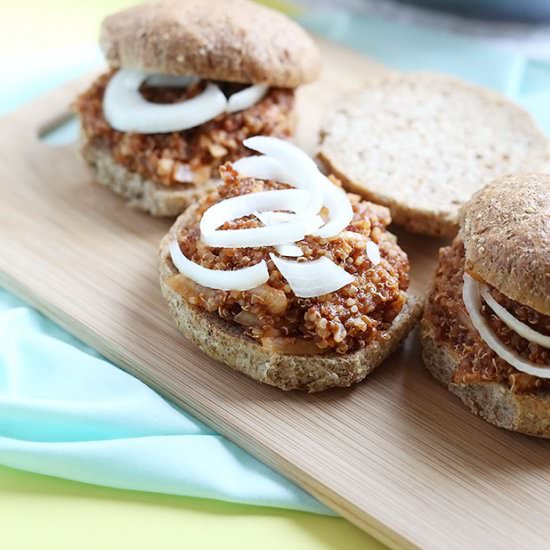 Easy Vegan Quinoa Sloppy Joes