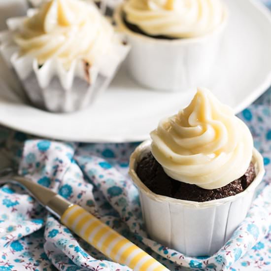 Chocolate and Guinness Cupcakes