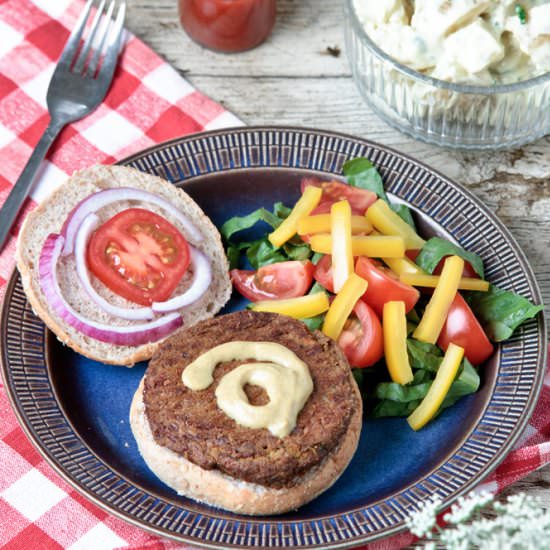 Almost Raw Walnut Burger