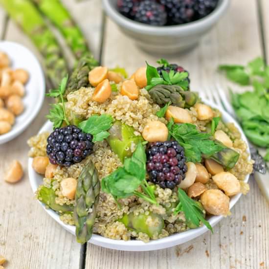 Quinoa Salad with Asparagus