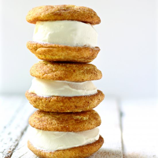 Snickerdoodle Ice Cream Sandwich