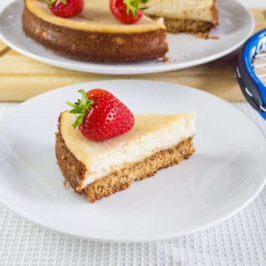 Wimbledon Strawberry Cheesecake