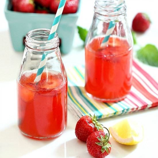 Strawberry Rhubarb Lemonade