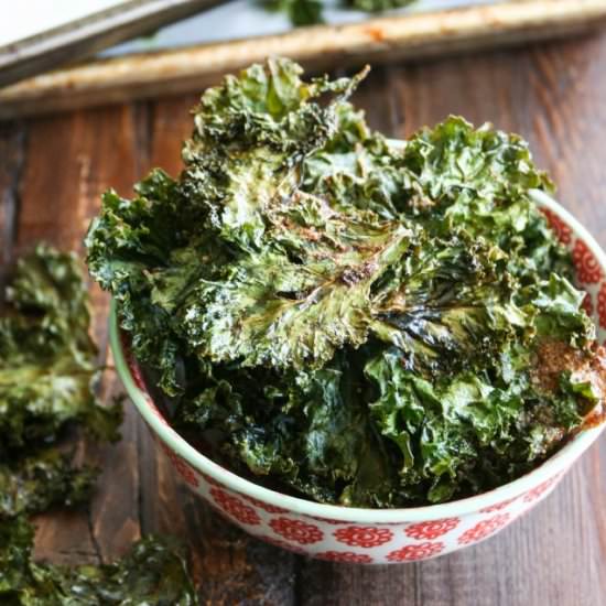 Curried Kale Chips