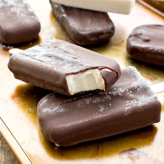 Vegan Ice Cream Bars (DF, GF, P)