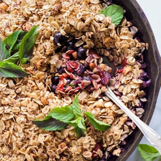 Vanilla Triple Berry Crisp
