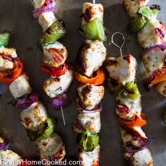 Grilled Chicken Kebabs