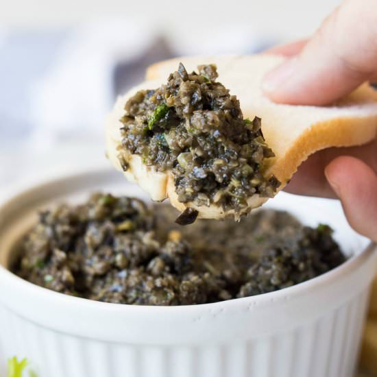 Spicy Black Olive Tapenade