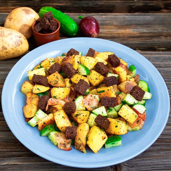 Uncured Bacon and Potato Salad