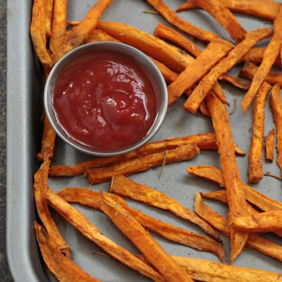 Rosemary Garlic Baked Fries