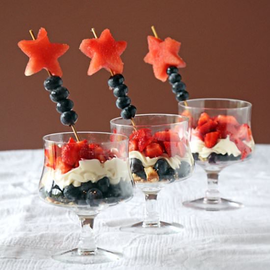 Blueberry Strawberry Parfait USA