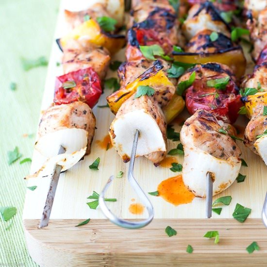 Chicken Tinga Kabobs